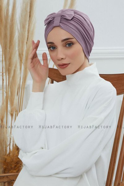 Agnes - Lilac Bomull Turban