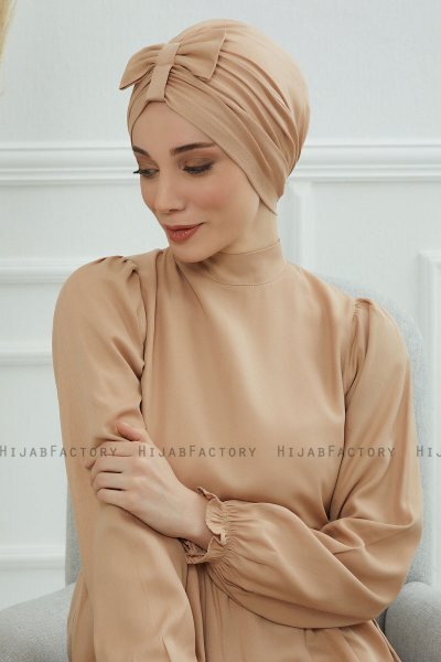 Agnes - Sand Bomull Turban