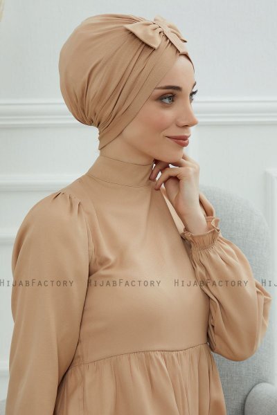 Agnes - Sand Bomull Turban