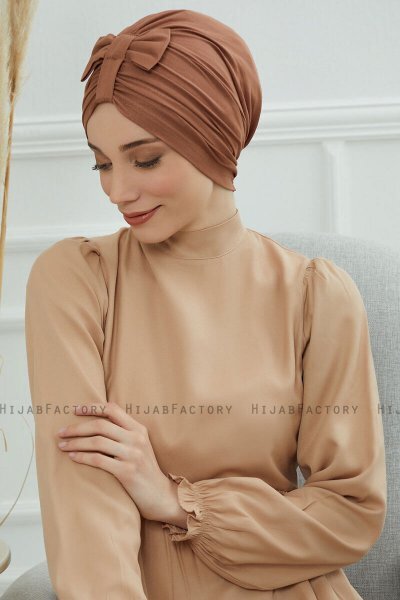 Agnes - Caramel Bomull Turban