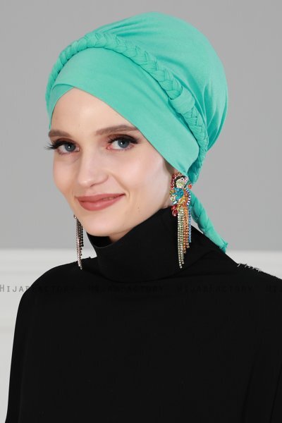 Olivia - Turkos Bomull Turban - Ayse Turban