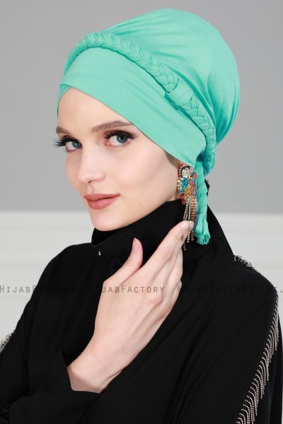 Olivia - Turkos Bomull Turban - Ayse Turban