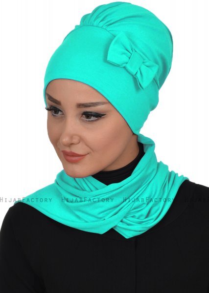 Bianca - Turkos Bomull Turban
