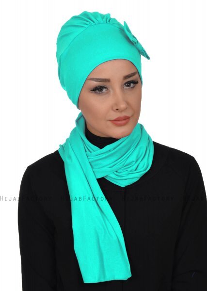 Bianca - Turkos Bomull Turban
