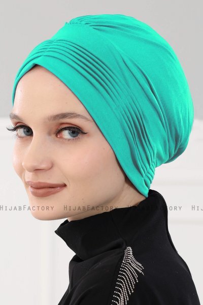 Linda - Turkos Bomull Turban - Ayse Turban