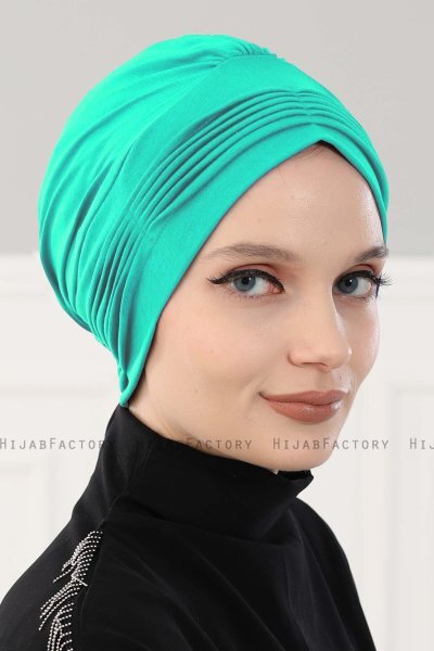 Linda - Turkos Bomull Turban - Ayse Turban