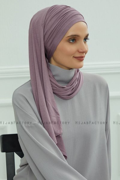 Rebecca - Lilac Bomull Turban