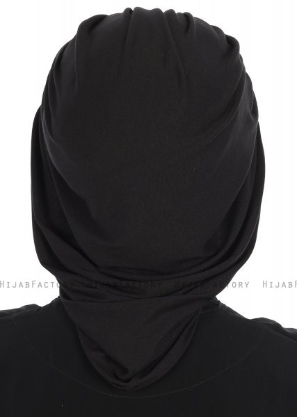Isabella - Svart Bomull Turban - Ayse Turban