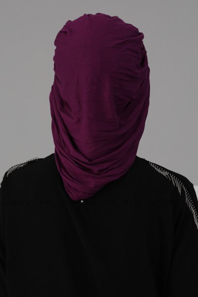 Isabella - Lila Bomull Turban - Ayse Turban