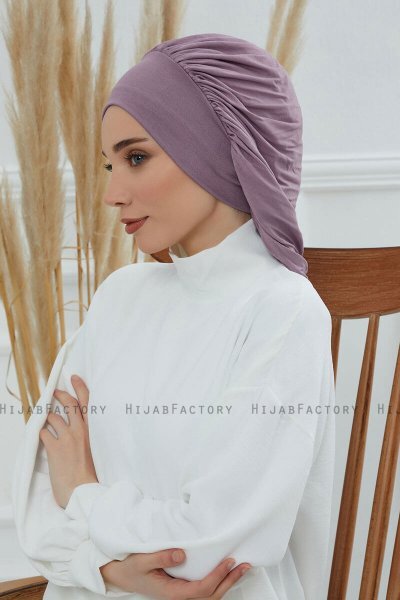 Isabella - Lilac Bomull Turban