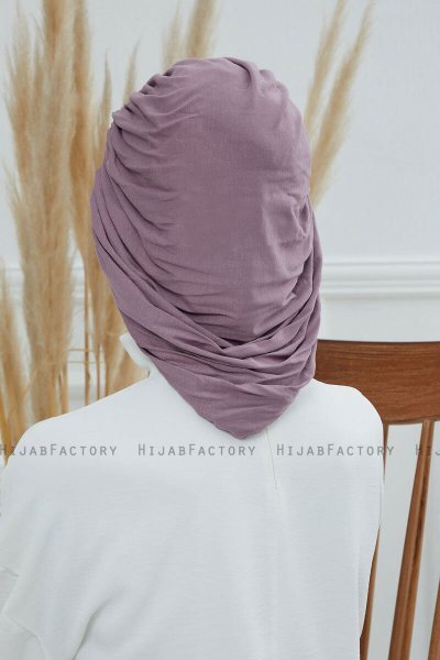 Isabella - Lilac Bomull Turban