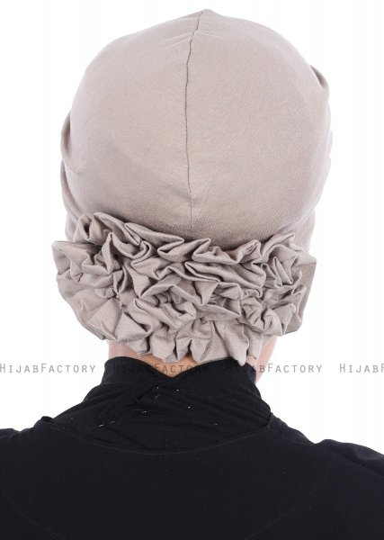 Elisabeth - Taupe Bomull Turban