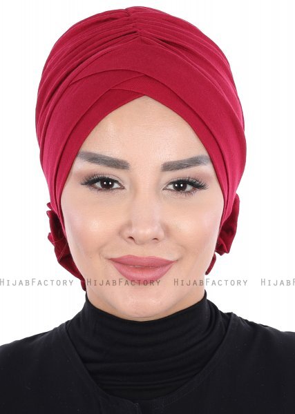Elisabeth - Bordeaux Bomull Turban