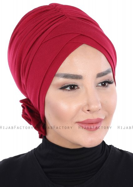 Elisabeth - Bordeaux Bomull Turban