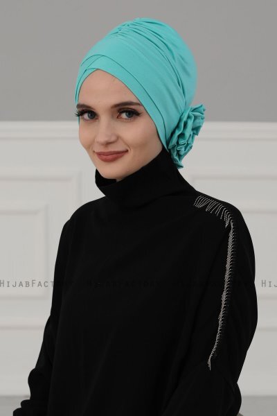 Elisabeth - Turkos Bomull Turban