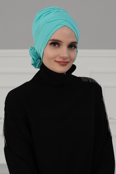 Elisabeth - Turkos Bomull Turban