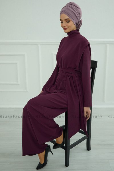 Elisabeth - Lilac Bomull Turban