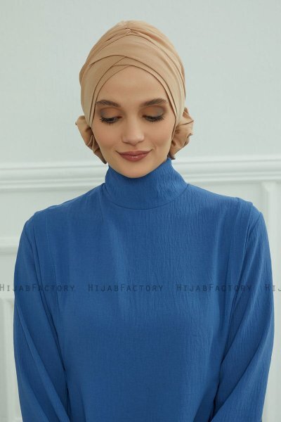 Elisabeth - Sand Bomull Turban