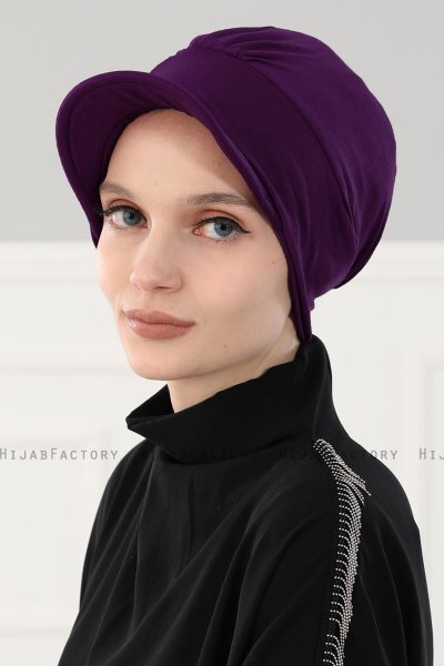Sandra - Lila Bomull Turban - Ayse Turban