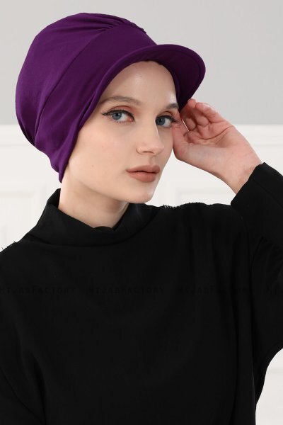 Sandra - Lila Bomull Turban - Ayse Turban