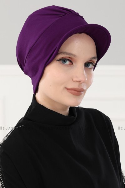 Sandra - Lila Bomull Turban - Ayse Turban