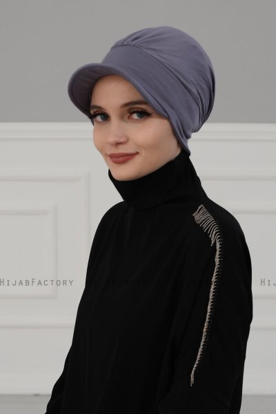 Sandra - Grå Bomull Turban - Ayse Turban