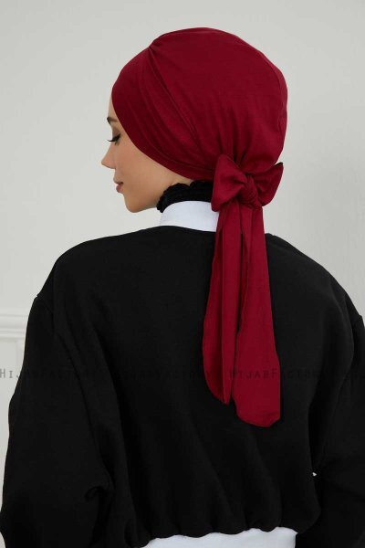 Ellie - Bordeaux Bomull Turban