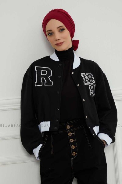 Ellie - Bordeaux Bomull Turban