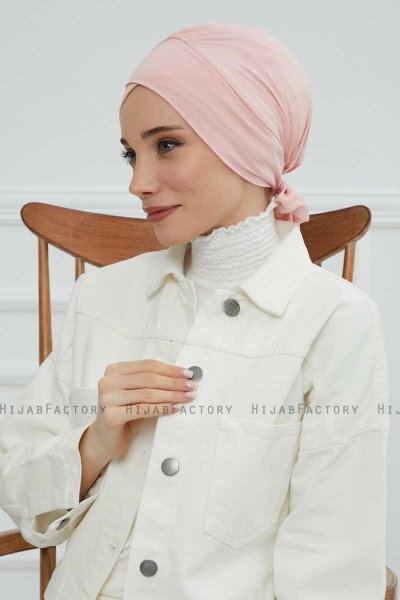 Ellie - Gammelrosa Bomull Turban