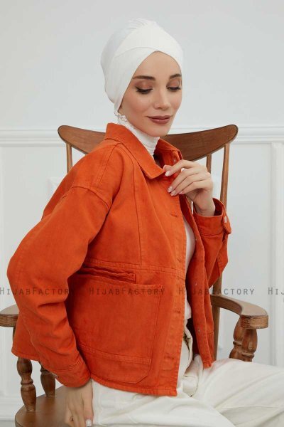Ellie - Creme Bomull Turban