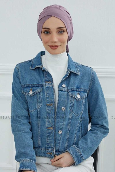 Ellie - Lilac Bomull Turban