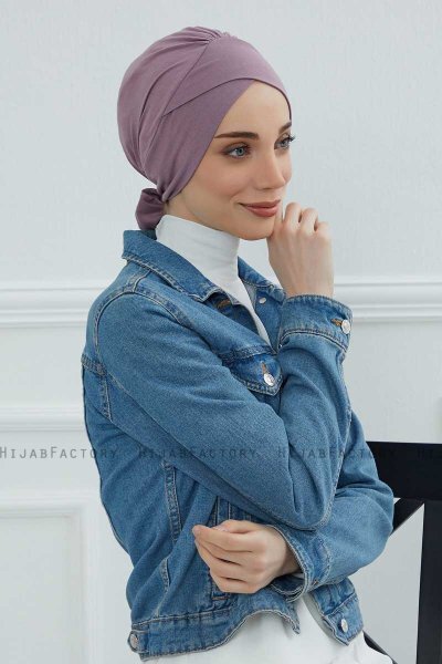 Ellie - Lilac Bomull Turban
