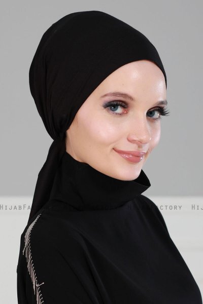 Felicia - Svart Bomull Turban