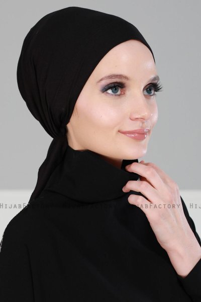 Felicia - Svart Bomull Turban