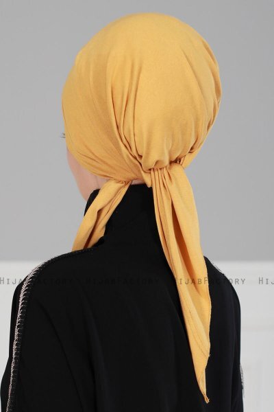 Felicia - Senapsgul Bomull Turban