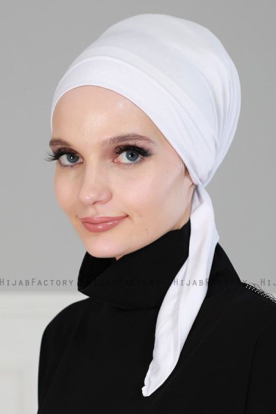 Felicia - Vit Bomull Turban