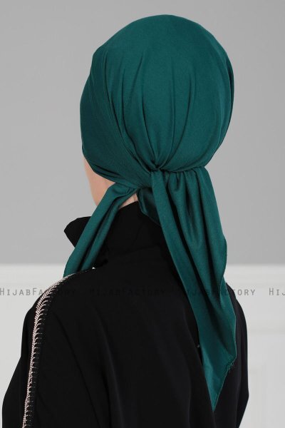 Felicia - Mörkgrön Bomull Turban