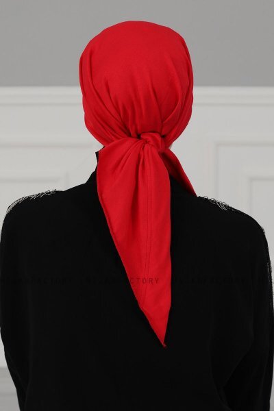 Felicia - Röd Bomull Turban