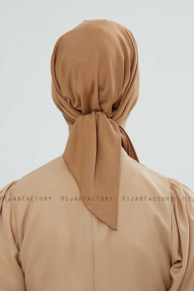 Felicia - Ljusbrun Bomull Turban