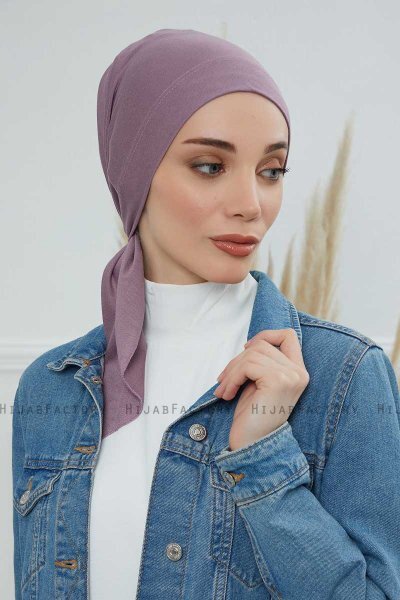 Felicia - Lilac Bomull Turban