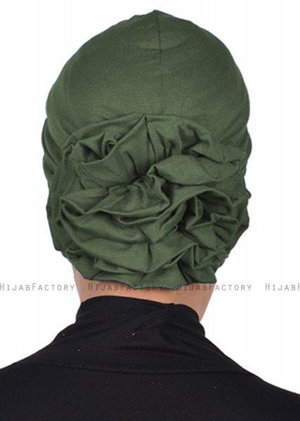 Kerstin - Khaki Bomull Turban - Ayse Turban