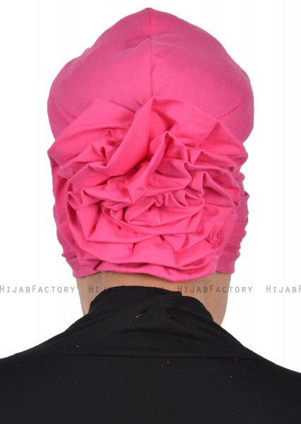 Kerstin - Fuchsia Bomull Turban - Ayse Turban
