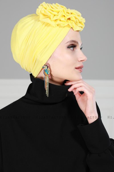 Kerstin - Gul Bomull Turban - Ayse Turban