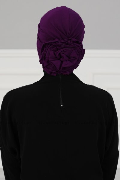 Kerstin - Lila Bomull Turban - Ayse Turban