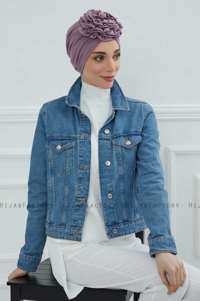Kerstin - Lilac Bomull Turban