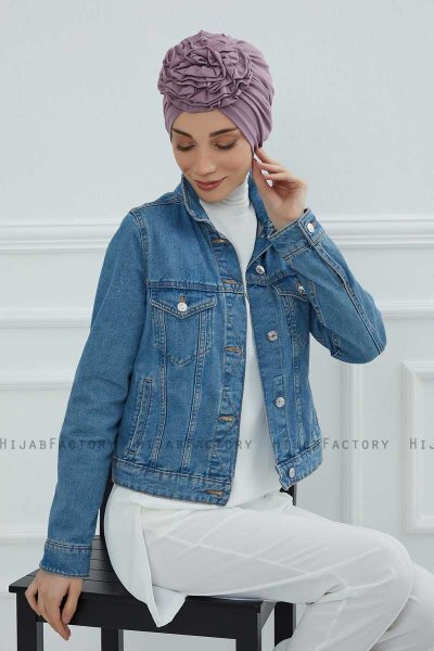 Kerstin - Lilac Bomull Turban