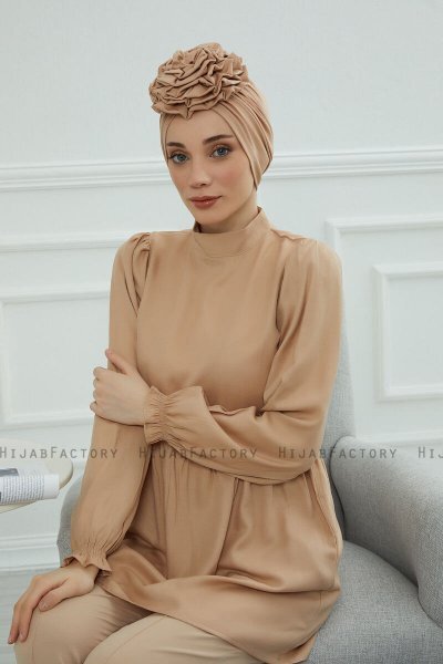 Kerstin - Sand Bomull Turban