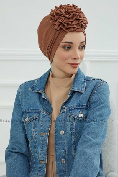 Kerstin - Caramel Bomull Turban