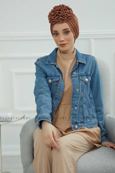 Kerstin - Caramel Bomull Turban