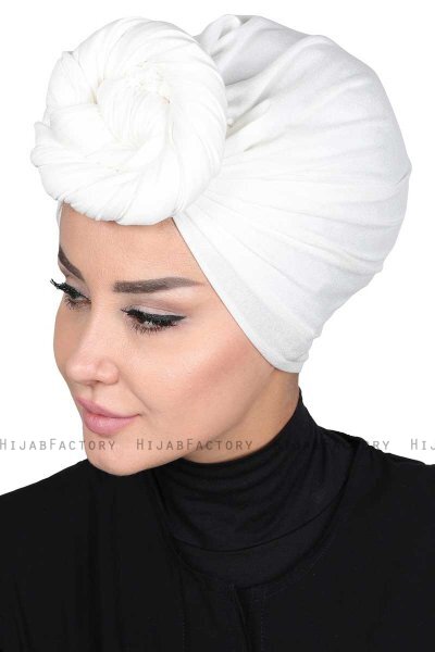 Sigrid - Creme Bomull Hijab - Ayse Turban